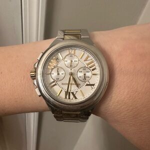 Michael Kors Ladies Watch Two Tone Stainless Steele